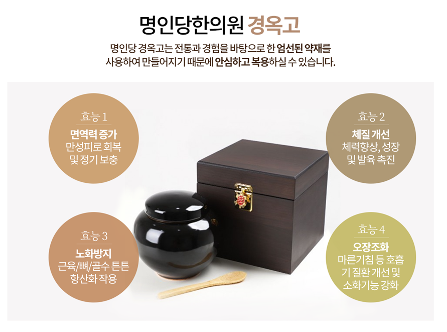 경옥고, 어디에 좋나요?