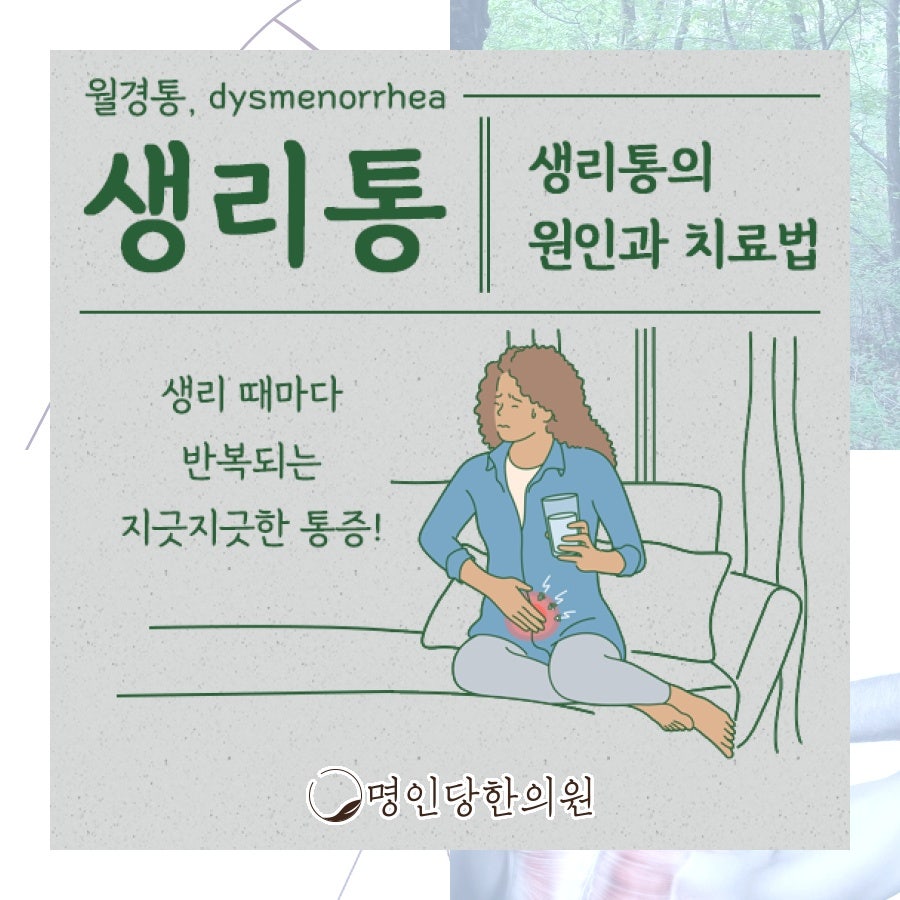 생리통 문제 함께 고민합니다, 창원 상남동 한의원 한약치료